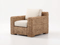 Polyrattan Gartensessel 86x82x84 cm Natur Beige - modernes Outdoor Design